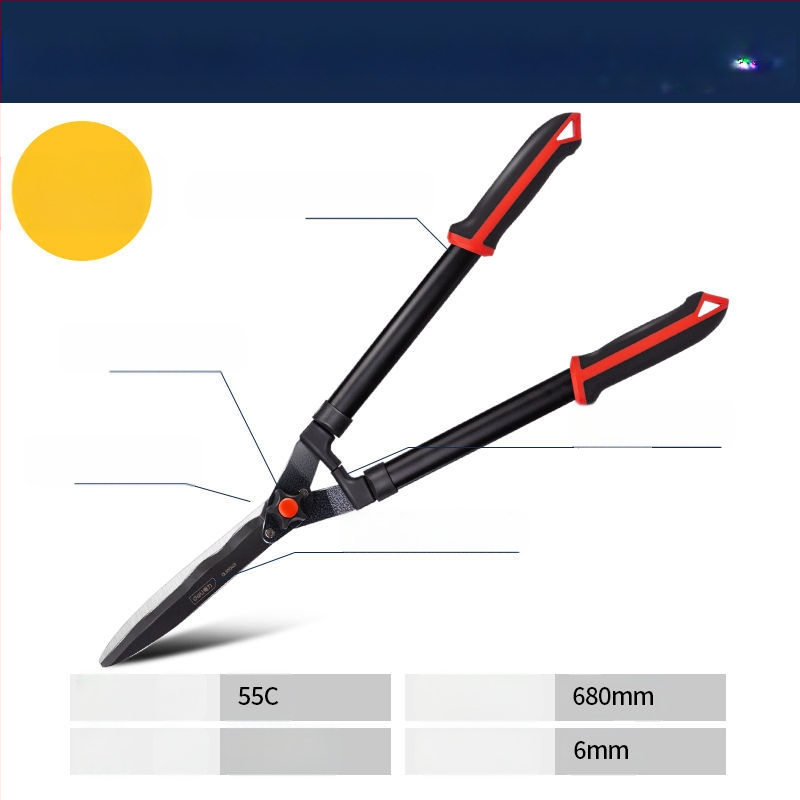 Deli ножици за подрязване със стоманени ножове SK-5, PP дръжки, за подрязване на клонки и плодни дървета