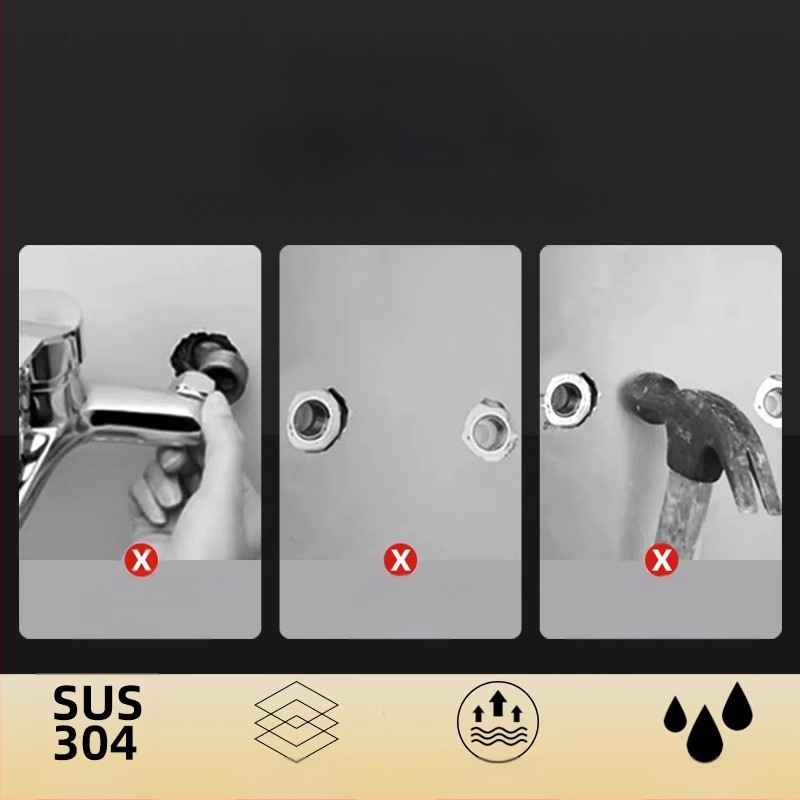 Univerzális görbült zuhanyfej, 304 rozsdamentes acélból, modern egyszerű stílus, márka Win the domineering