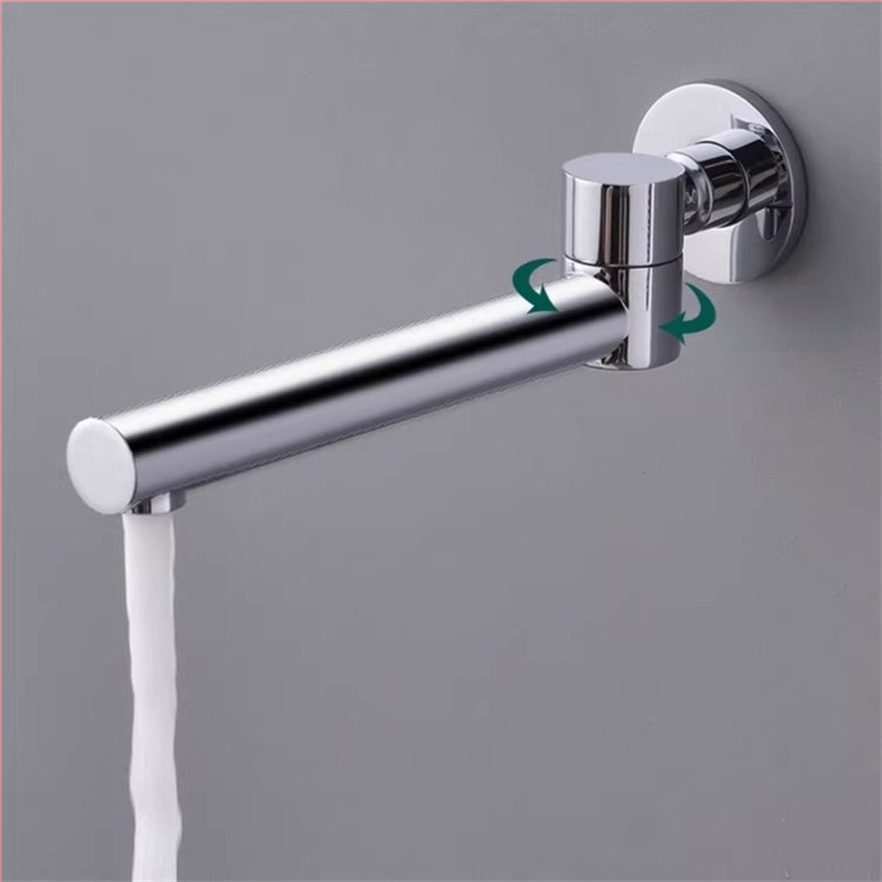 Rejtett réz csap a zuhanyhoz és mosdóhoz, menetes csatlakozás, 6 MPa, 1–80°C, modern stílus