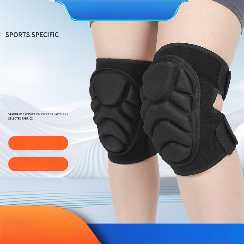 Коленни протектори за тренировки на открито: антиударна гъбена защита с велкро, за възрастни, подходящи за катерене, ски и кънки на лед