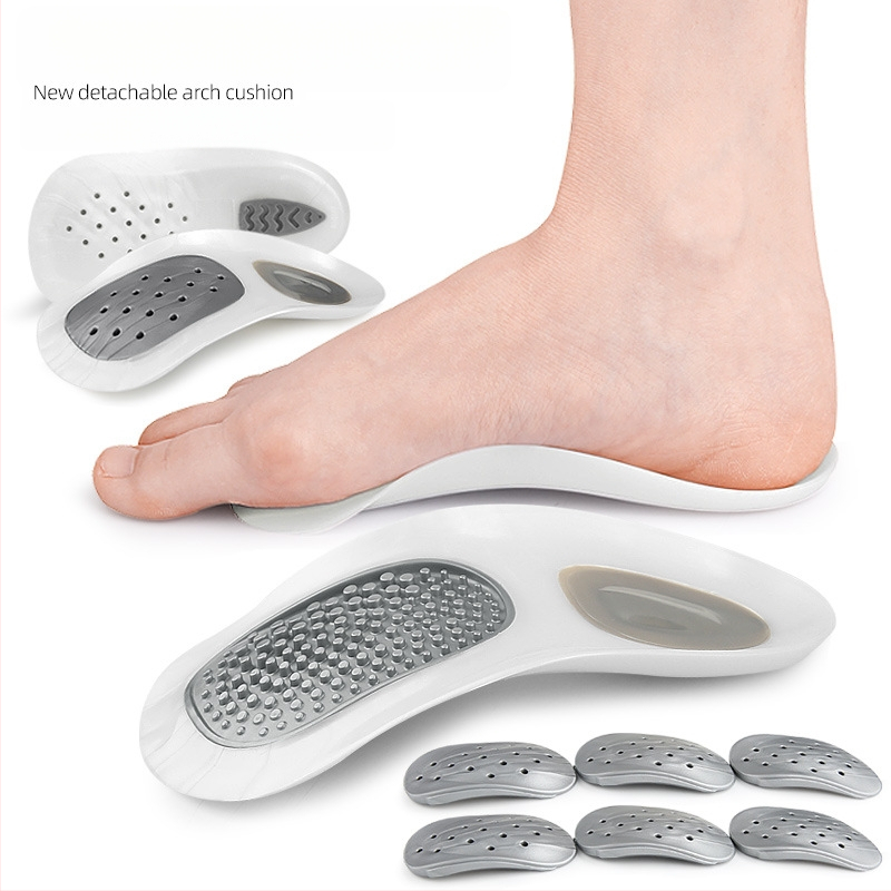 Atdalāma elpojoša ortopēdiskā puseinsole ar arkām, 3/4, TPR, jauns atdalāms model
