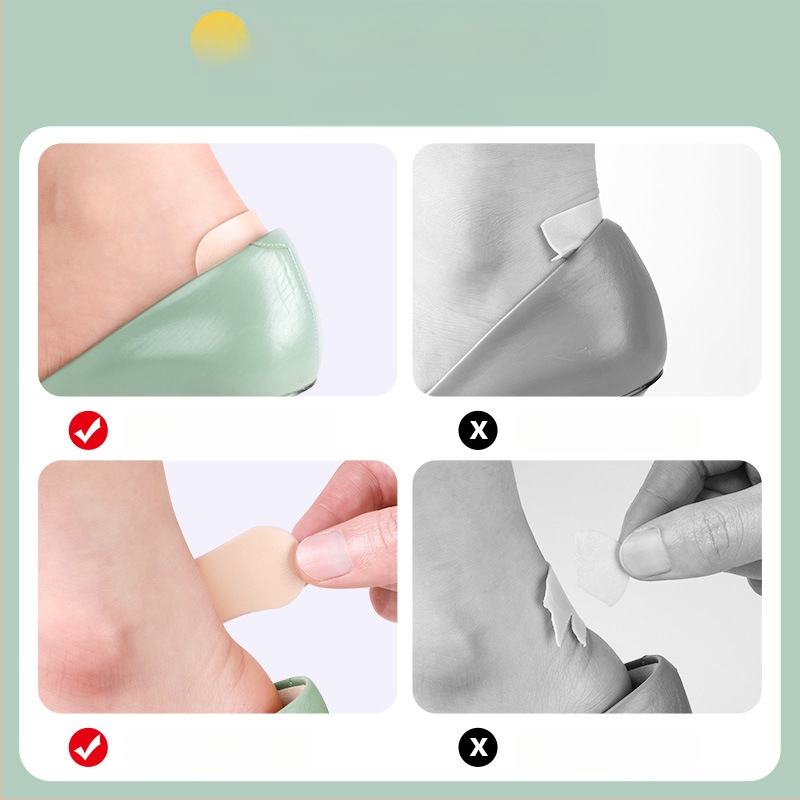 Kulnų lipukai batams – atsparūs dėvėjimui, nematomi anti-slydėjimo lipdukai; tinkami sportbačiams, aulinukams, sandalams, kasdienėms ir darbo batams; vasara, žiema, pavasaris, ruduo