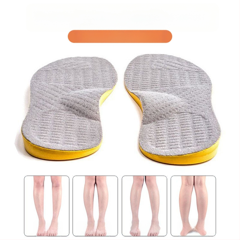 PU ortopēdiskas zolītes ar O formas arku korekciju, visa zolīte, piemērota sporta, ikdienas un siltām kurpēm