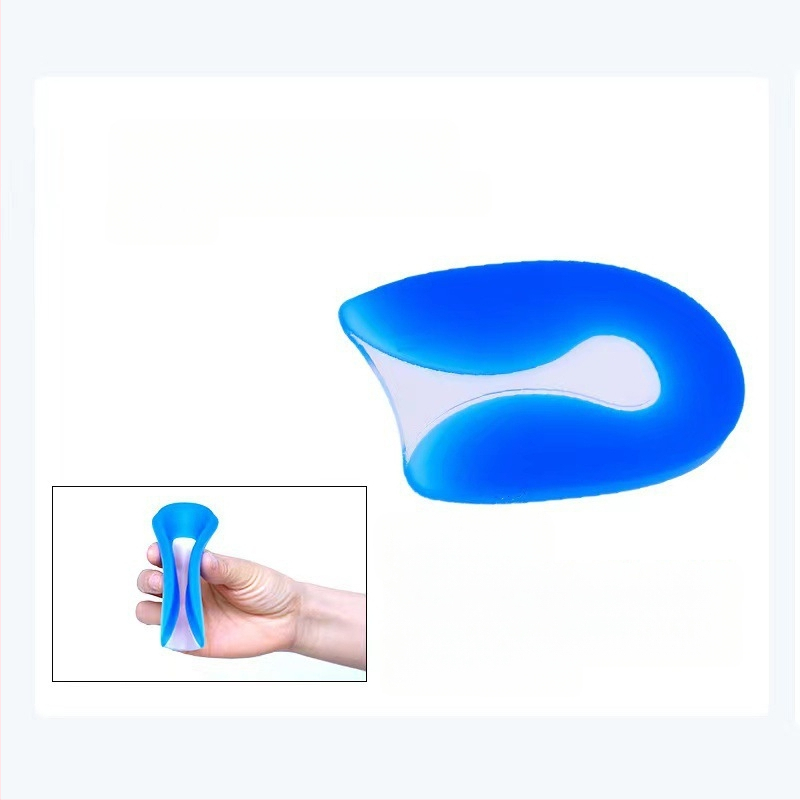 Beizu silikona U-formas papēža spilventiņš – pus zolīte, ortopēdisks atbalsts