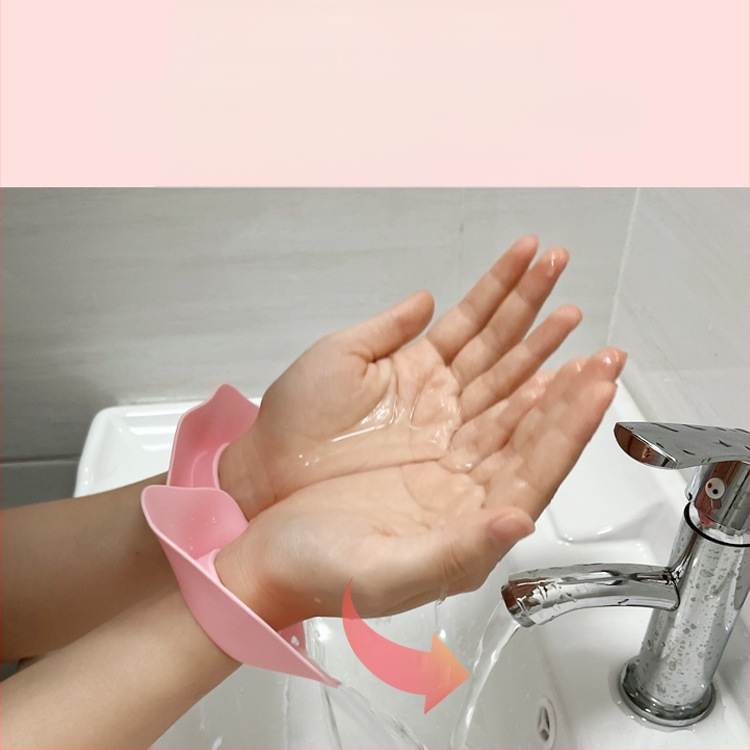 Силиконова гривна за измиване на лице и коса; водоустойчив маншет, мултифункционален аксесоар