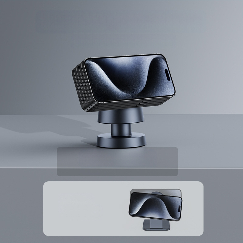 Aliuminio lydinio keturi viename stalinis belaidžio įkrovimo skaitymo šviestu, grybų dizaino, suderinamas su Apple magnetiniu sulankstomu įkrovikliu QC3.0 15W CE FCC ROHS