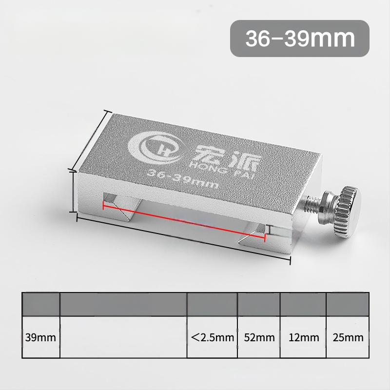 Позициониращ блок за линейка от неръждаема стомана за дървообработване — инструмент за подравняване на линия, ограничителен блок, плъзгач