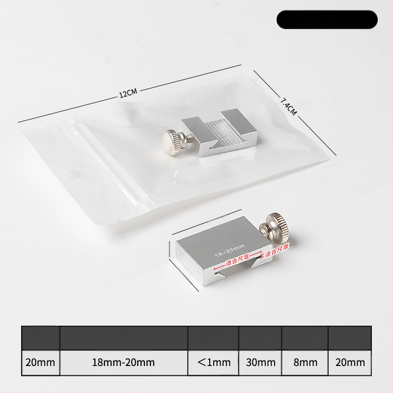 Hongpai стоманен линейник за позициониране на блок и плъзгащ водач за дървообработване