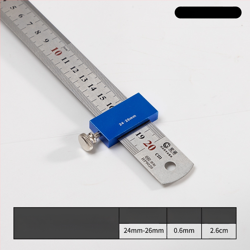 Hongpai стоманен линейник за позициониране на блок и плъзгащ водач за дървообработване