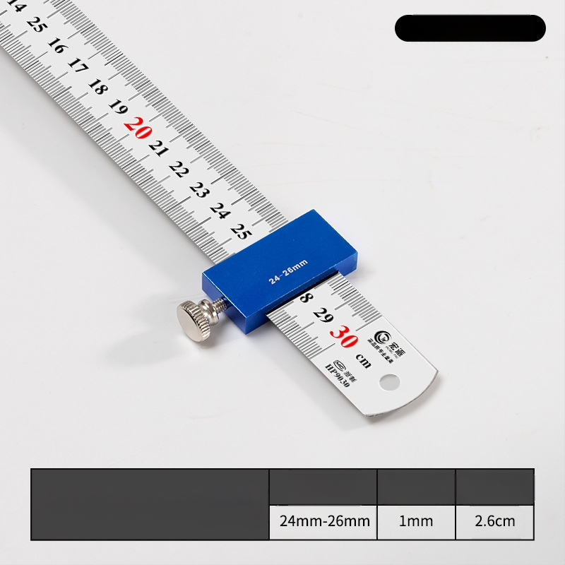 Hongpai стоманен линейник за позициониране на блок и плъзгащ водач за дървообработване