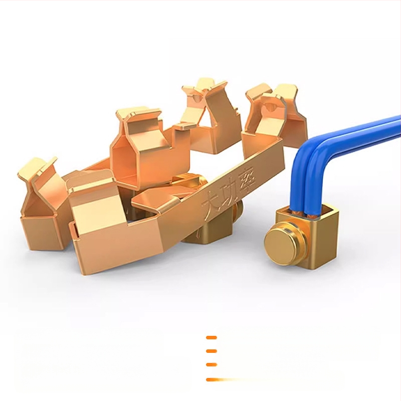 Стенен контакт с ключ, Европейски стандарт, 10A, 100–250V, месингов корпус, CE