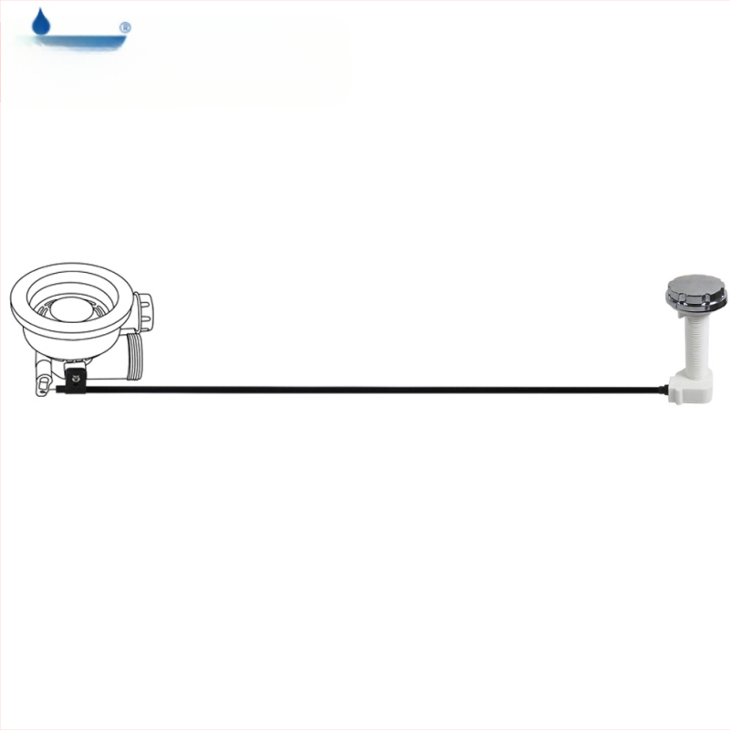 Kontroler za sudoperu na ploču - Talea QK007, nehrđajući čelik, automatska kontrola, moderni minimalistički stil