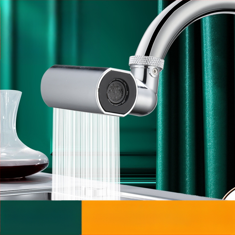 Kuhinjski faucet Raindance s mlaznicom, izlaz u obliku kaskade s četiri brzine, okretni izljev, protiv prskanja, tihi rad