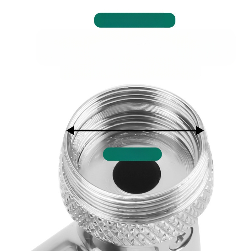 Kuhinjski faucet Raindance s mlaznicom, izlaz u obliku kaskade s četiri brzine, okretni izljev, protiv prskanja, tihi rad