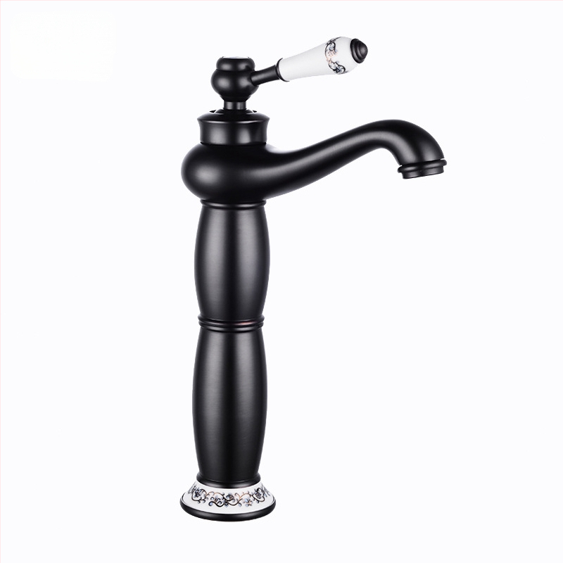 Praustuvo čiaupas, varis, maišymo, montuojamas ant plokštės, keramikinis disko vožtuvas, 8 mm įėjimas/išėjimas