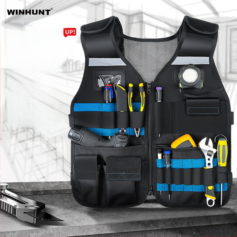 Работна жилетка WH149 от WINHUNT / Frequent Visitors за операции на височина, съхранение и мултиинструмент