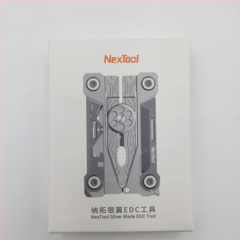 Nalto Silver Wing EDC комплект със сгъваем нож — 14 функции за открито и общо ползване