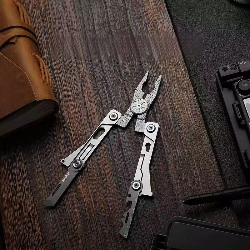 Nalto Silver Wing EDC комплект със сгъваем нож — 14 функции за открито и общо ползване