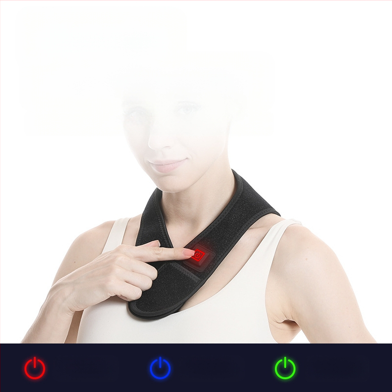 USB napajano grijanje za vrat s daljinskim infracrvenim zagrijavanjem (5V, 8-10W, 3-razinska regulacija temperature, 70 g)