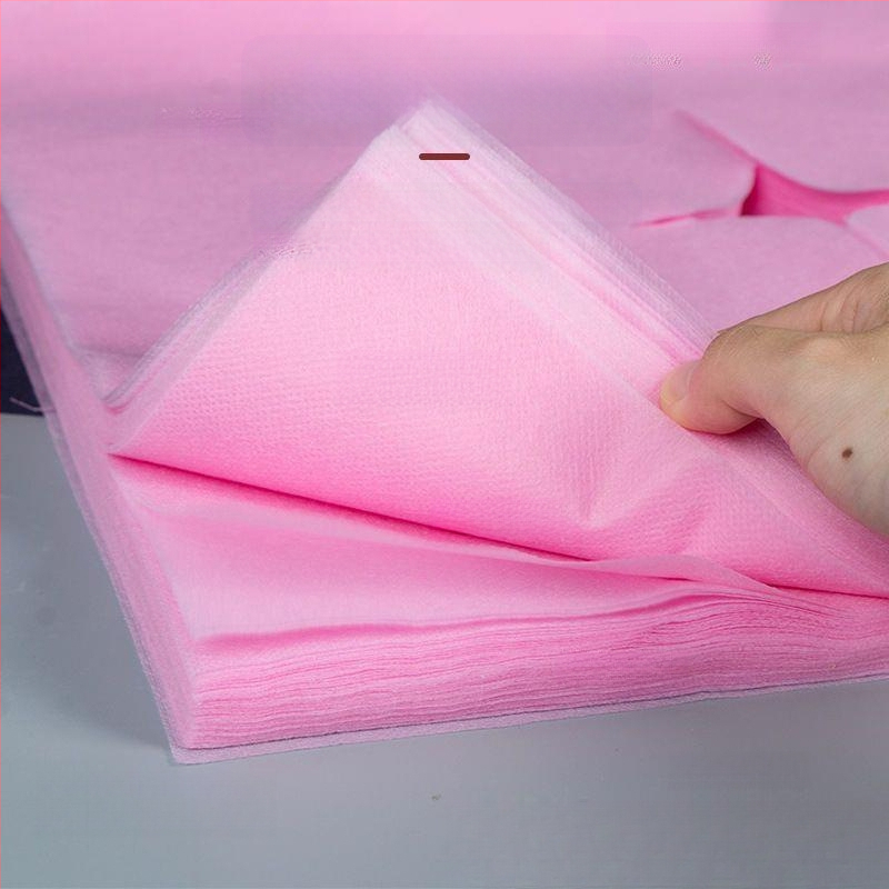 Vienkartinis veido rankšluostis su anga masažinei lovai, veido rankšluostis su anga, 140-170 g