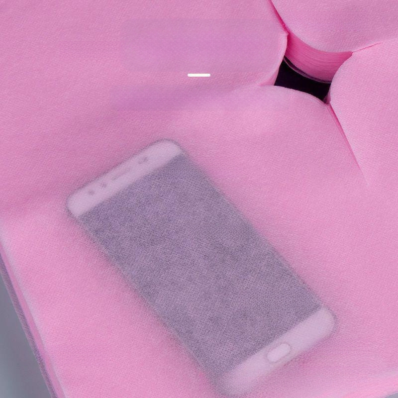 Vienkartinis veido rankšluostis su anga masažinei lovai, veido rankšluostis su anga, 140-170 g