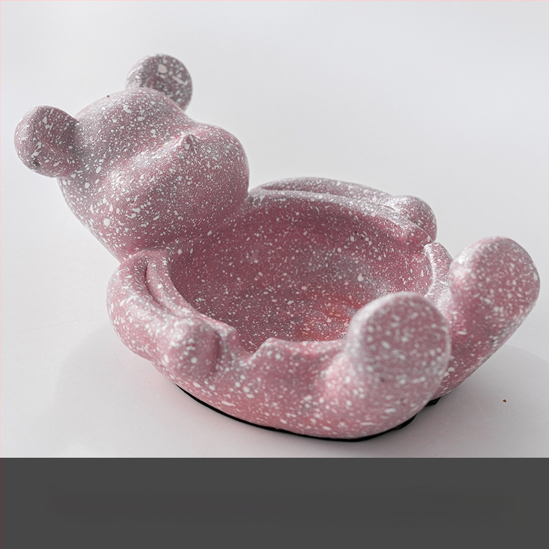 Kerámia hamutál tárolóval | kreatív stílus, rajzfilmszerű, aranyos dizájn; csomagolás 100 darab