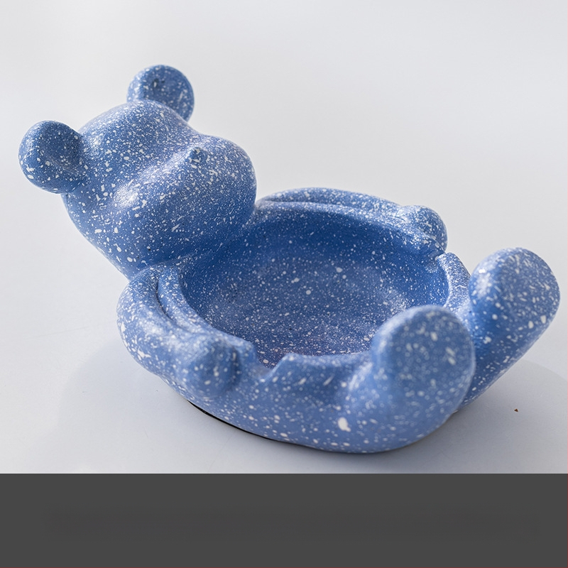 Kerámia hamutál tárolóval | kreatív stílus, rajzfilmszerű, aranyos dizájn; csomagolás 100 darab