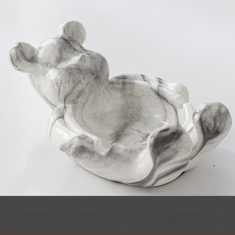 Kerámia hamutál tárolóval | kreatív stílus, rajzfilmszerű, aranyos dizájn; csomagolás 100 darab