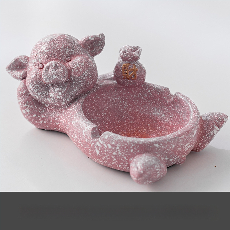 Kerámia hamutál tárolóval | kreatív stílus, rajzfilmszerű, aranyos dizájn; csomagolás 100 darab