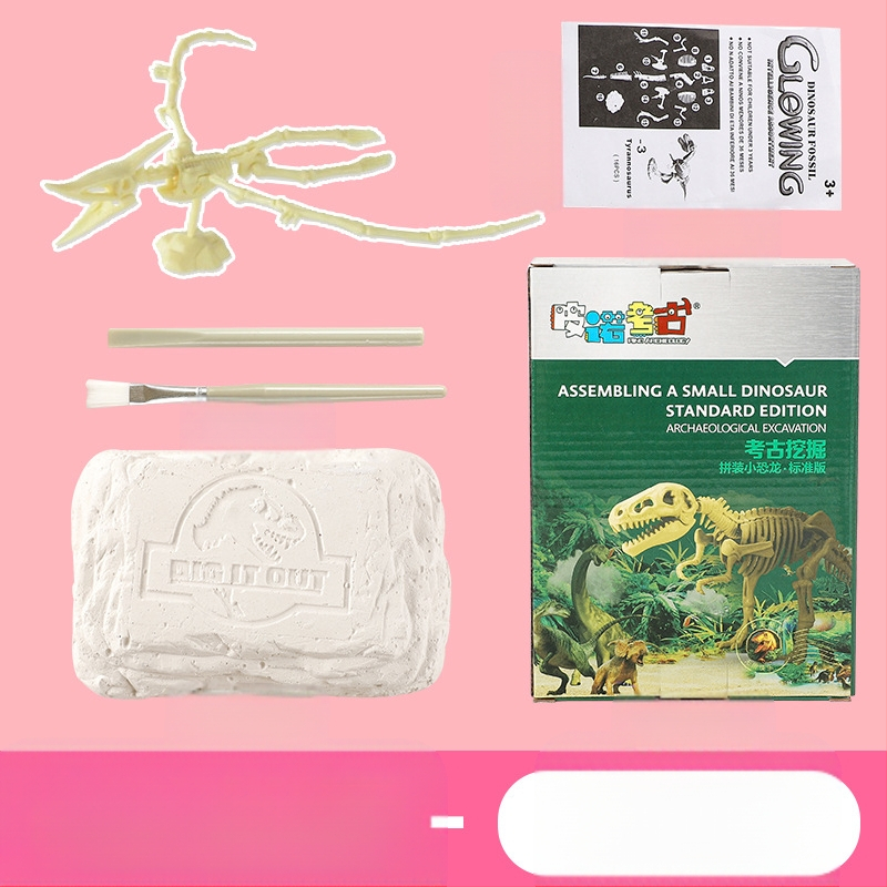 Plastmasas arheoloģiskā rotaļlieta dinozauru fosiliju izrakšanai – Tyrannosaurus Rex skeleta modelis izglītībai, kognitīvajai attīstībai, roku- acu koordinācijai, 14+