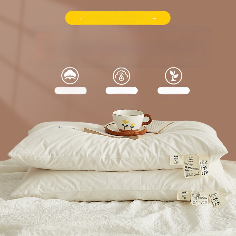 Stačiakampė pagalvė su Xinjiang medvilnės įdaru, nuimama ir skalbiama, skirta vienam asmeniui.