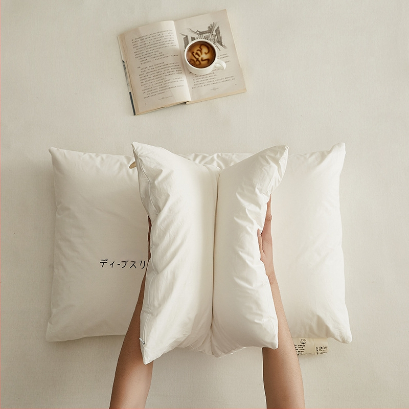 Stačiakampė pagalvė su Xinjiang medvilnės įdaru, nuimama ir skalbiama, skirta vienam asmeniui.