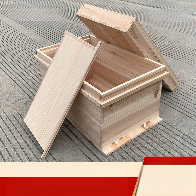 Гнездна и основна рамка за пчеларство, дървена от китайски смърч, полуготови, съвместими с китайски и италиански пчели