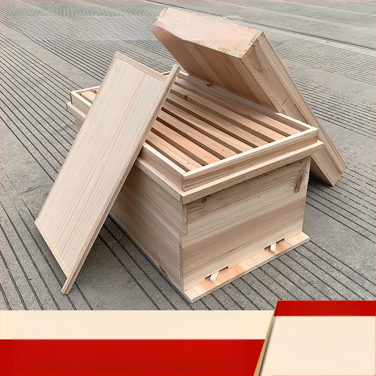 Гнездна и основна рамка за пчеларство, дървена от китайски смърч, полуготови, съвместими с китайски и италиански пчели