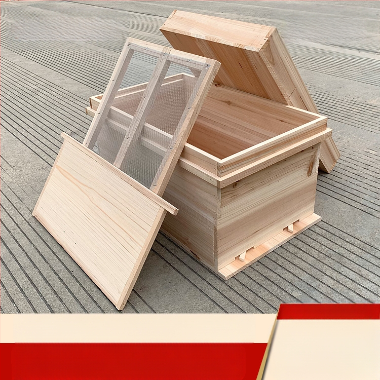 Гнездна и основна рамка за пчеларство, дървена от китайски смърч, полуготови, съвместими с китайски и италиански пчели
