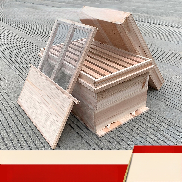 Гнездна и основна рамка за пчеларство, дървена от китайски смърч, полуготови, съвместими с китайски и италиански пчели