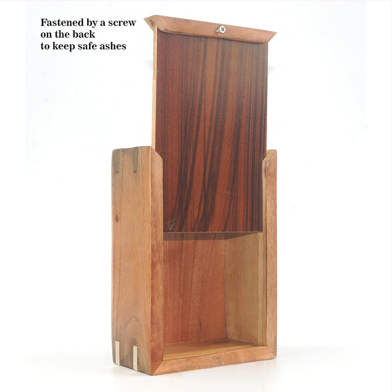 Koka mājdzīvnieku urnai – mūsdienīgs minimālisma dizains, kods Zk0416, materiāls: koks, iespēja logotipa drukāšanai