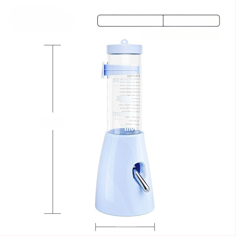 Plastmasas hamstera ūdens pudelīte ar bumbiņas dozatoru un pakarināmu turētāju, 100 g