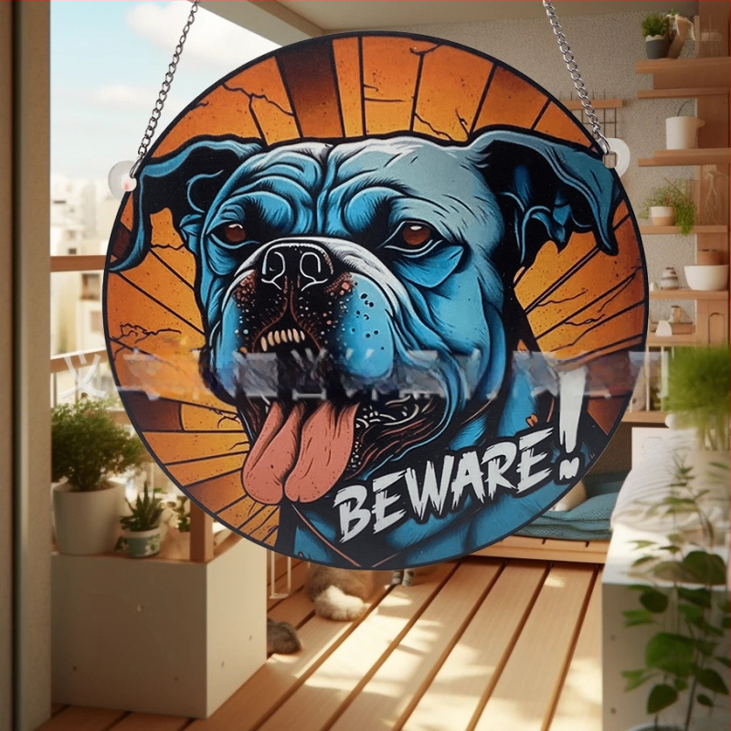 Διακοσμητικό παραθύρου με ακρυλικό σκύλο σε ζωγραφική, Huiyu, μοντέρνο στυλ τέχνης, εκτύπωση