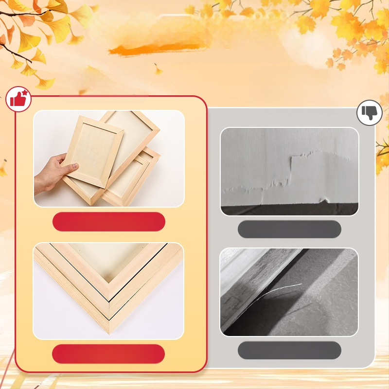 Глинена рамка за картина, дървена триизмерна рамка, стил карикатура, орнамент