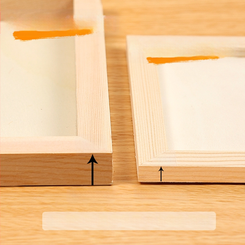 Глинена рамка за картина, дървена триизмерна рамка, стил карикатура, орнамент