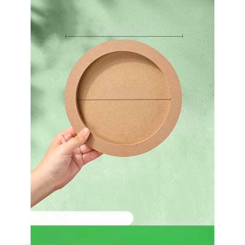 Глинена рамка за картина, дървена триизмерна рамка, стил карикатура, орнамент