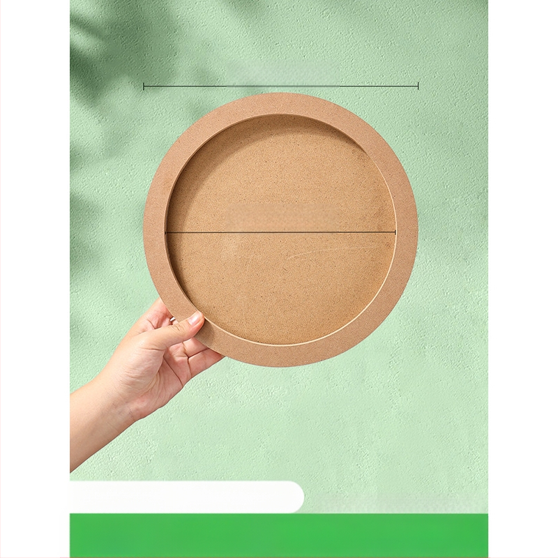 Глинена рамка за картина, дървена триизмерна рамка, стил карикатура, орнамент