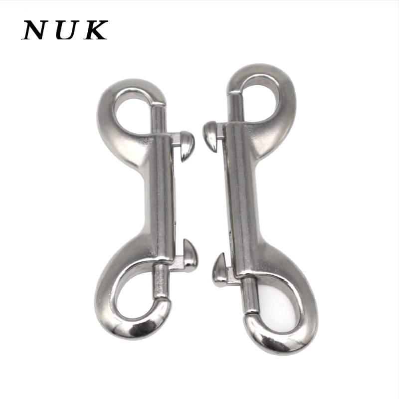 316 неръждаема стомана двойна пружинна кука с две глави B-образна за подводни дейности бързо освобождаване