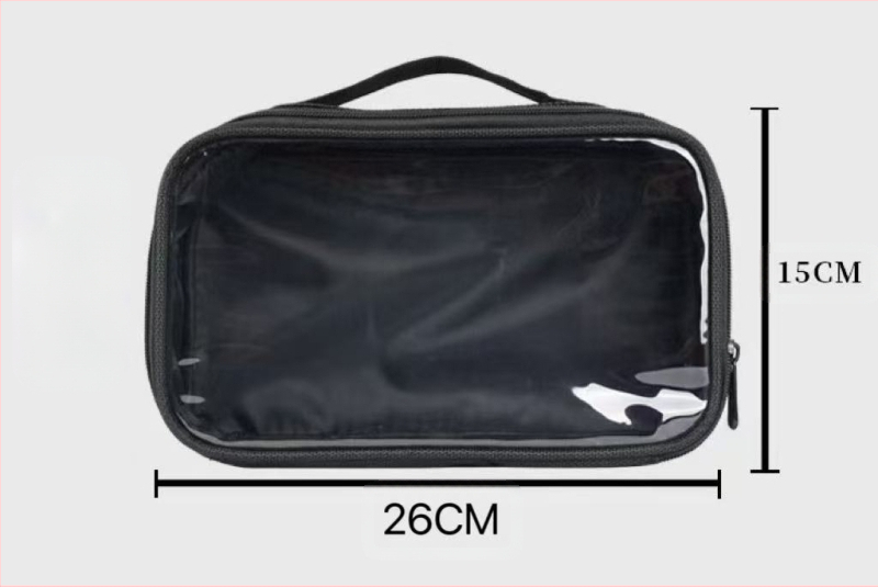 Profesionalus makiažo krepšys su traukimo lazdele, didelė talpa, Oxford audinys, užtrauktukas, namų saugojimui