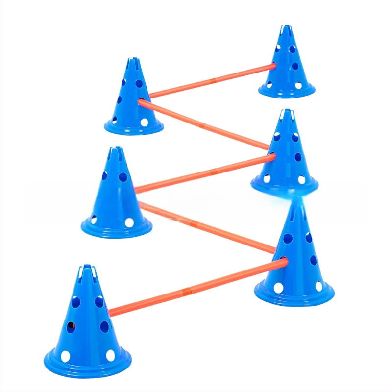 Maca treniravimo priemonė — PVC/PE kliūčių lazda futbolo mankštai ir judrumui