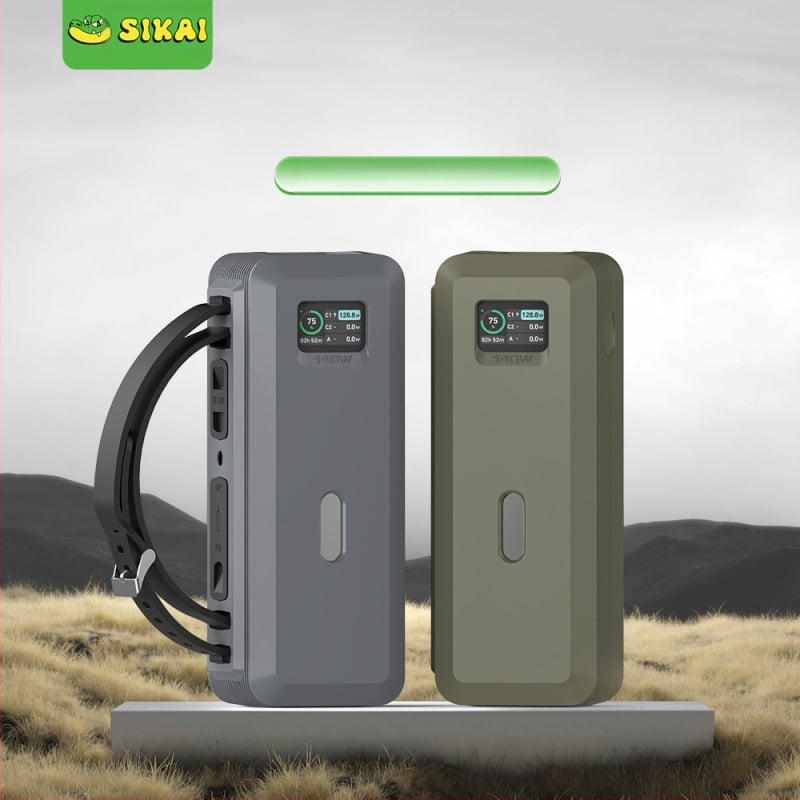SIKAI Power Bank aizsargkārba Anker 737 — silikona vāciņš, saderīgs ar 737, akumulators nav iekļauts