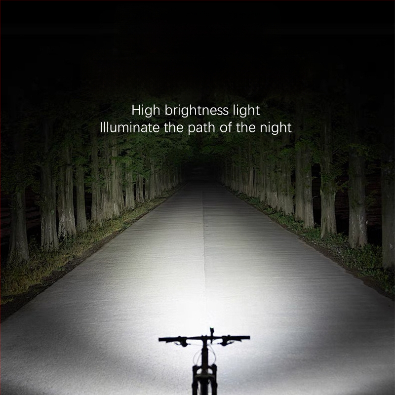 Far frontal pentru bicicletă pentru plimbări nocturne, reîncărcabil, impermeabil, pentru mountain bike (reîncărcabil, impermeabil, plimbări nocturne, mountain bike)