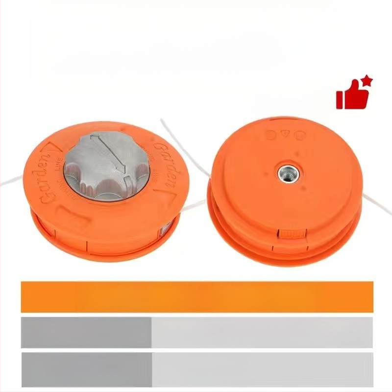 Νάιλον σχοινί για χλοοκοπτικό με στριφτό ατσάλινο σύρμα, κεφαλή ζιζανίων στρογγυλή και τετράγωνη, ανθεκτικό