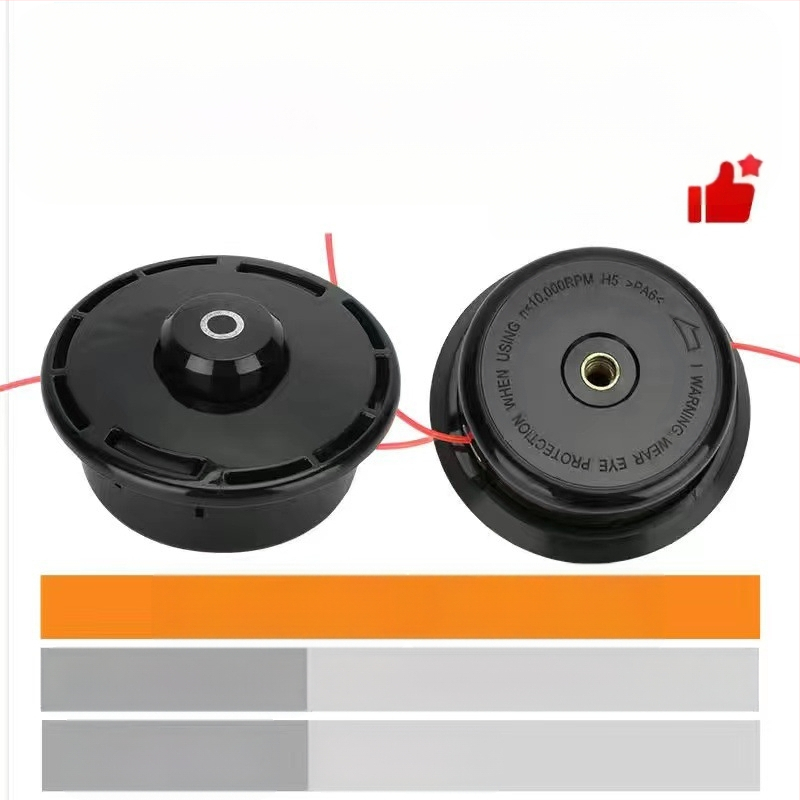 Νάιλον σχοινί για χλοοκοπτικό με στριφτό ατσάλινο σύρμα, κεφαλή ζιζανίων στρογγυλή και τετράγωνη, ανθεκτικό